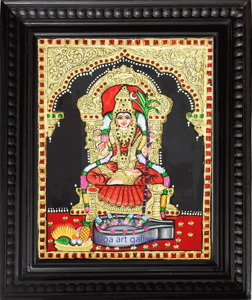 Kamakshi- Tanjore Painting