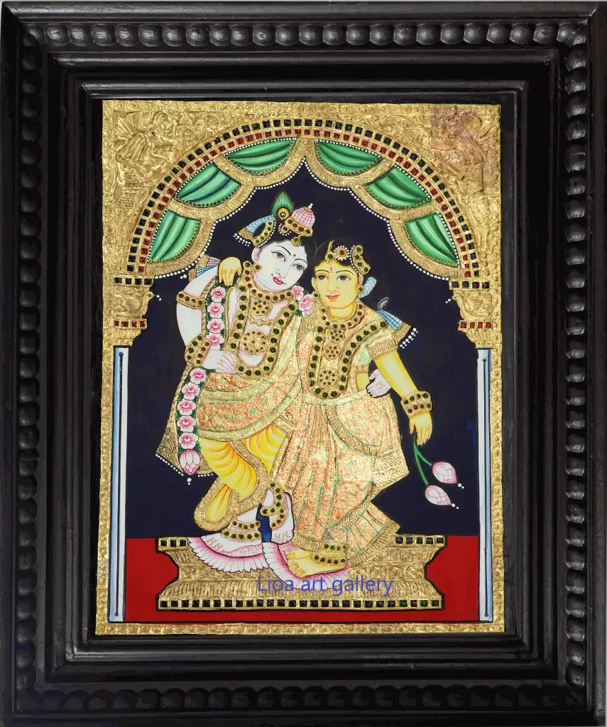Radhakrishna  Tanjore Painting