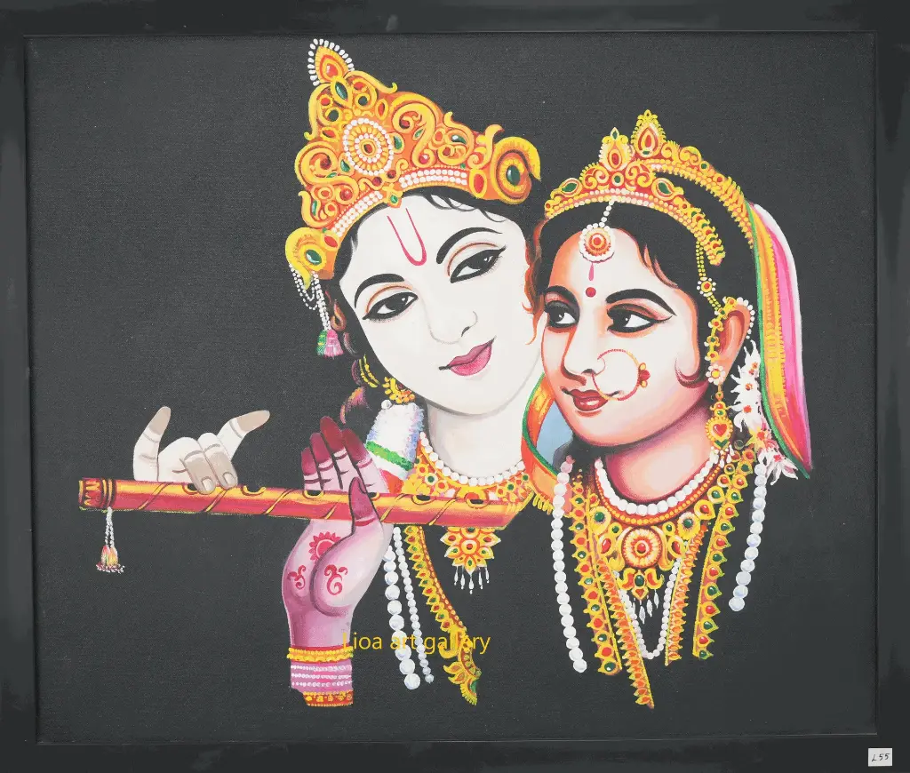 Eternal Melody: Radha Krishna in Grace